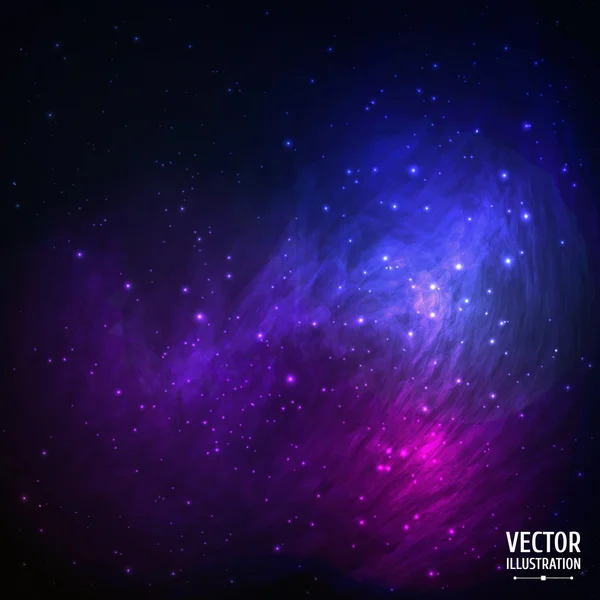 光とカラフルな空間銀河背景 ストックベクター C Nickjoo