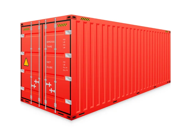 Vettore container cargo — Vettoriale Stock