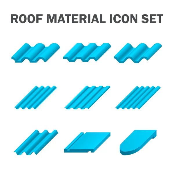 Ícone de material de telhado — Vetor de Stock