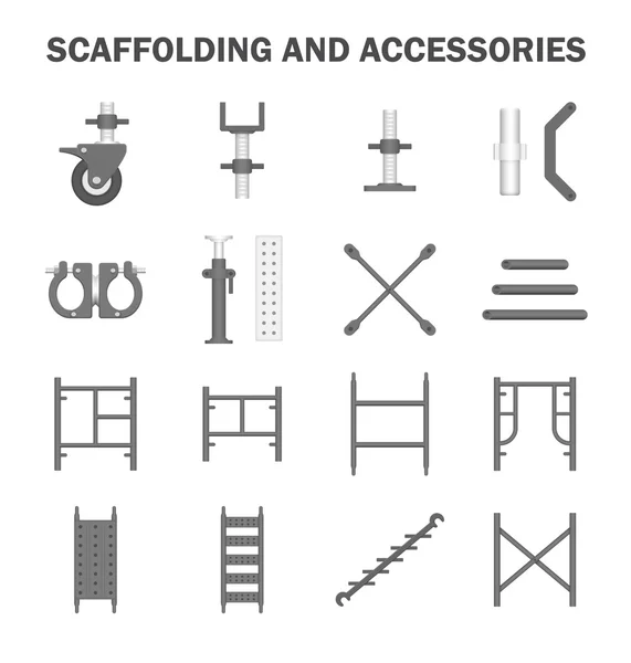 Scaffolding vector icon — Stock Vector