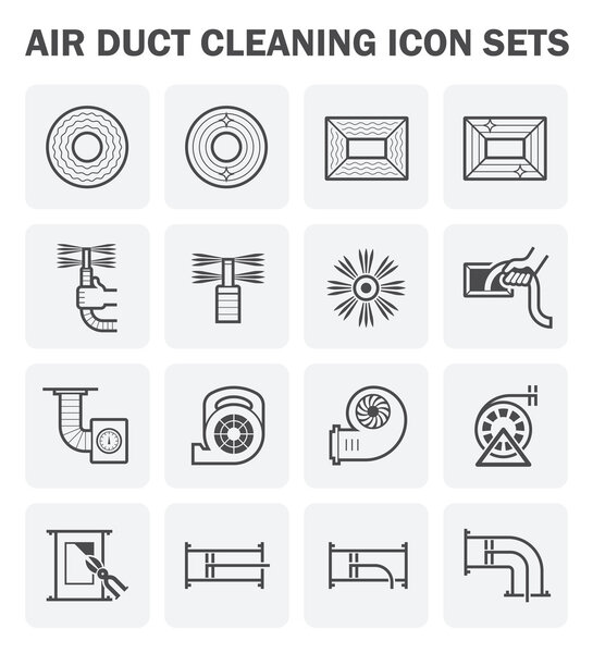 Duct clean icon