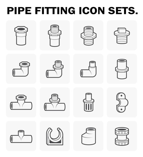 Pipe fitting icon