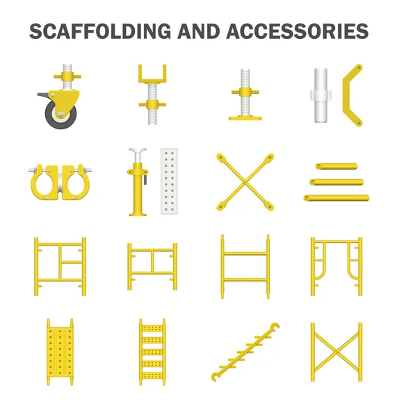 Scaffolding vector icon — Stock Vector