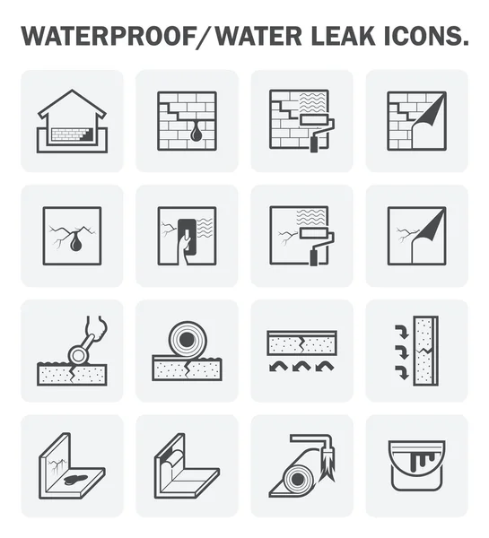 Waterproofing vector icon — Stock Vector