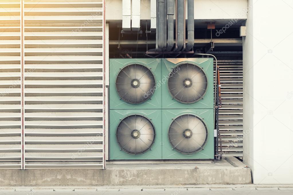 Air compressor outside — Stock Photo © roncivil 111245890