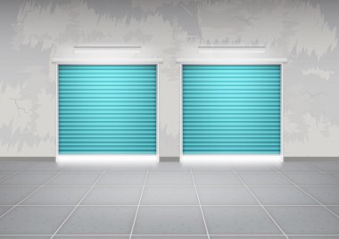 Panjur kapı vektör