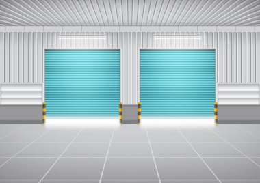 Panjur kapı vektör