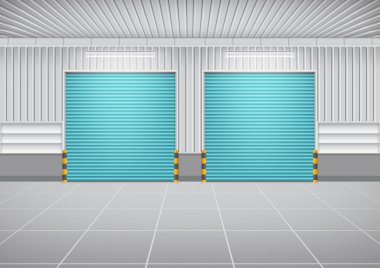 Panjur kapı vektör