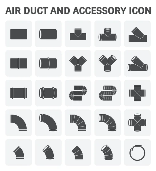 Lucht buis pictogram — Stockvector