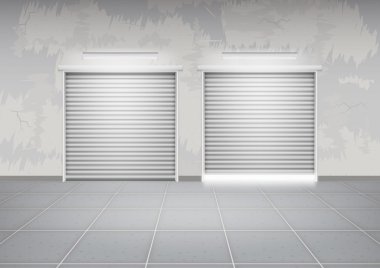 Panjur kapı vektör