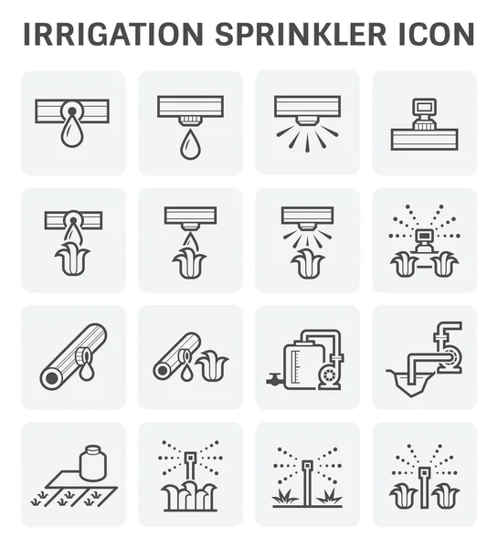 Ícone do aspersor de irrigação —  Vetores de Stock