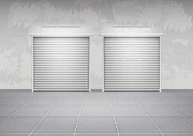 Panjur kapı vektör