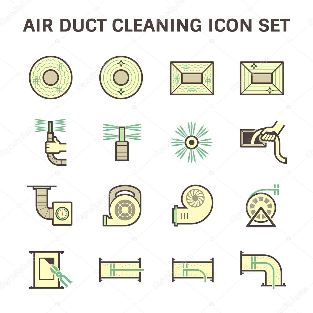 Duct clean icon