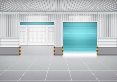 Panjur kapı vektör