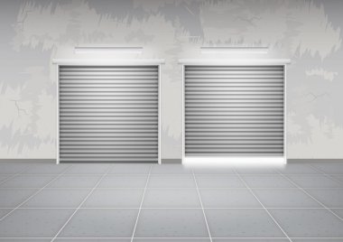 Panjur kapı vektör