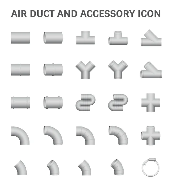Icono del conducto de aire — Archivo Imágenes Vectoriales
