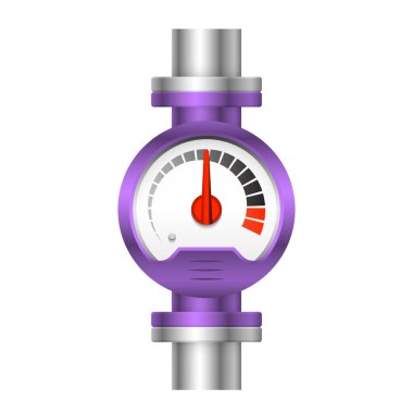 Basınç göstergesi veya manometre simgesi. Ayrıca basınç göstergesi veya vakum göstergesi de denir. Cihaz basıncı ölçmek ve göstermek için kullanılan bir basınç ölçüsüdür. Boru hattına bağlanmak için flanj uyumu ekle