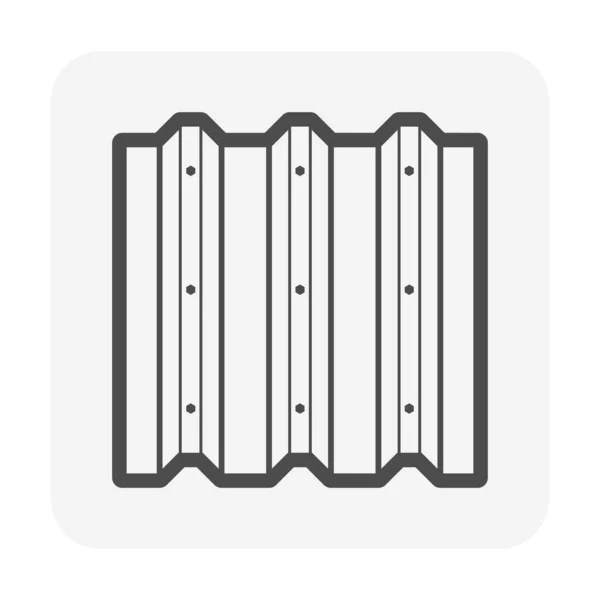 Siding wall or steel door aof factory vector icon design. — Stock Illustration Siding Wall Steel Door Aof Factory Vector Icon Design Royalty Free Stock Vectors