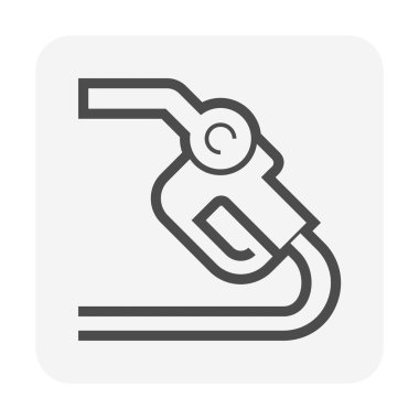 Yakıt hortumu ikonu ya da otomatik yakıt hortumu. Benzin, benzin ya da benzin istasyonunda yakıt ikmali yapmak için kullanılan esnek hortumla pompa ve yakıt dağıtıcısına bağlanır. Benzin, mazot, benzin..