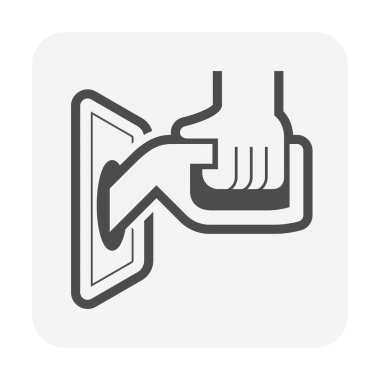 Yakıt hortumu, yakıt ikmali ve el işi ikonu. Benzin, benzin ya da benzin istasyonunda yakıt ikmali yapmak için kullanılan esnek hortumla pompa ve yakıt dağıtıcısına bağlanır. Benzin, mazot, benzin..