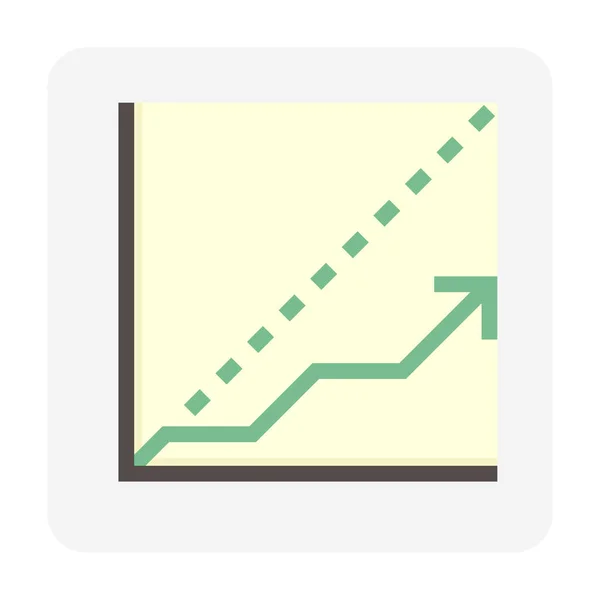 벤치마크 Benchmark 화살표를 사용하여 그래프나 아이콘 디자인을 시킵니다 베이스와 비교하기 — 스톡 벡터