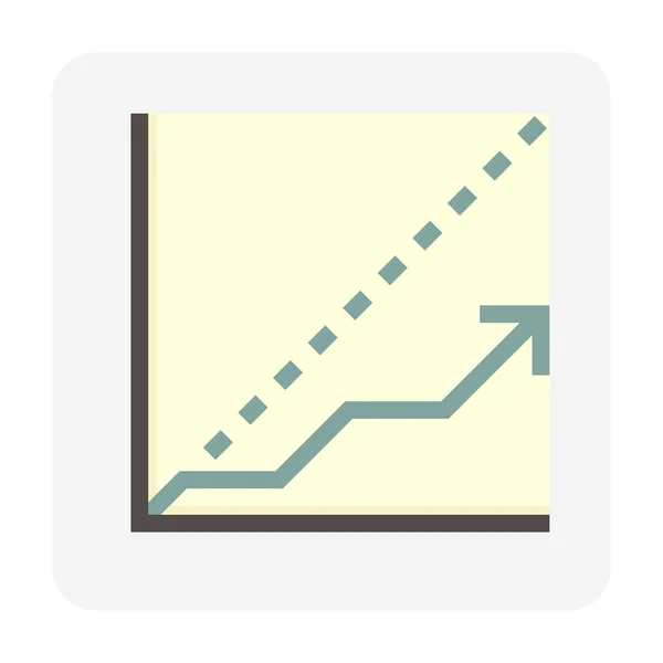 벤치마크 Benchmark 화살표를 사용하여 그래프나 아이콘 디자인을 시킵니다 베이스와 비교하기 — 스톡 벡터