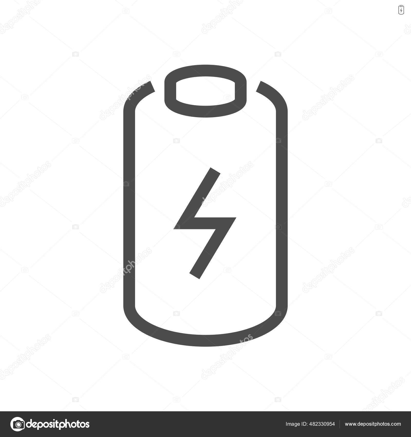 Cell Rechargeable Battery Vector Icon Lithium Ion Component