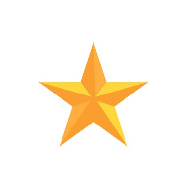 Noel yıldızı vektör ikonu tasarımı. Etkinlik için noel ağacının tepesine asılarak süs veya dekorasyon için altın metal. Kutlama, mutlu noeller, mutlu noeller, kış mevsiminde mutlu yeni yıllar..