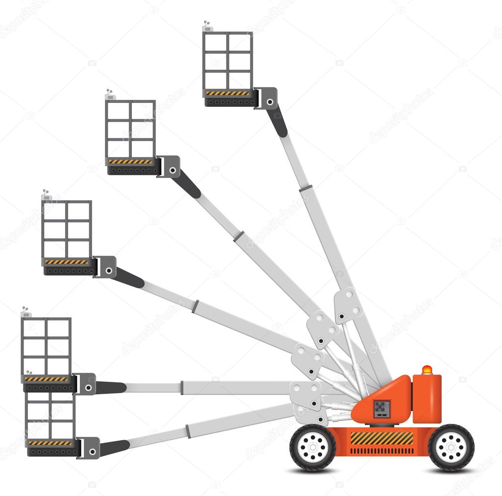Boom lift Stock Vector Image by ©roncivil 63597335