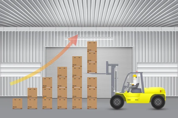 Forkliftfactory — 图库矢量图片