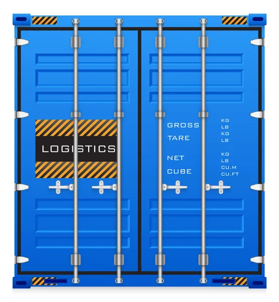 Containeroverslag — Stockvector