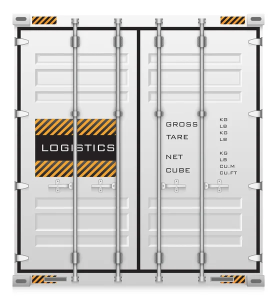 Contenedor vector de carga ilustración imágenes de stock de arte ...