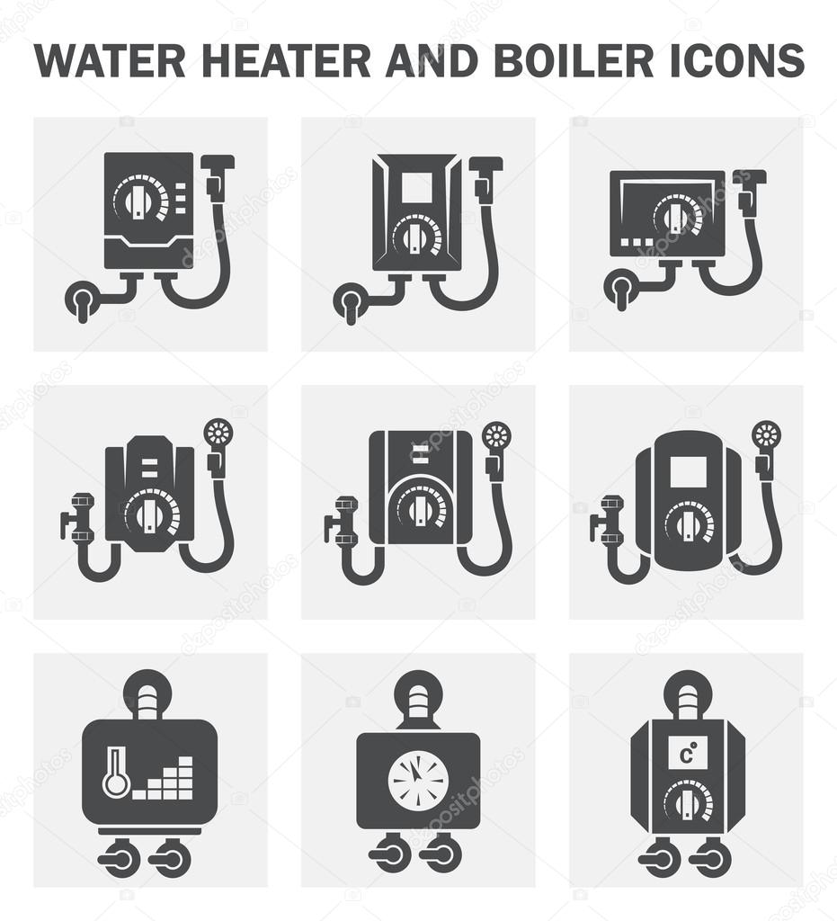 Water boiler icon
