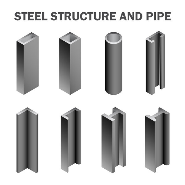 Steel pipe isolated