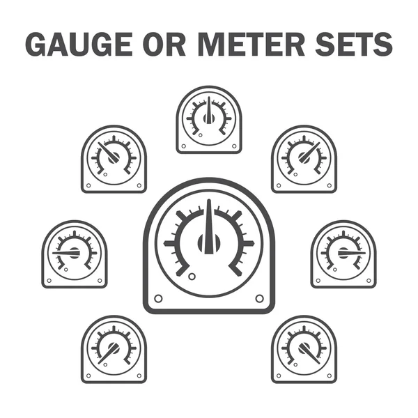 Vector of gauge — Stock Vector