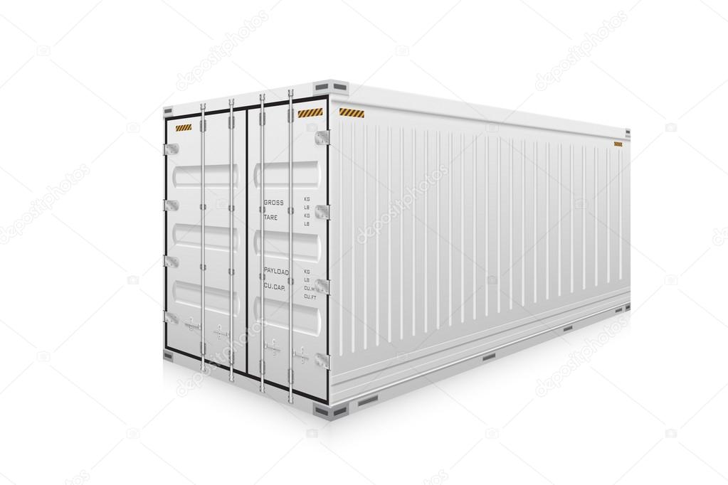 cargo container vector