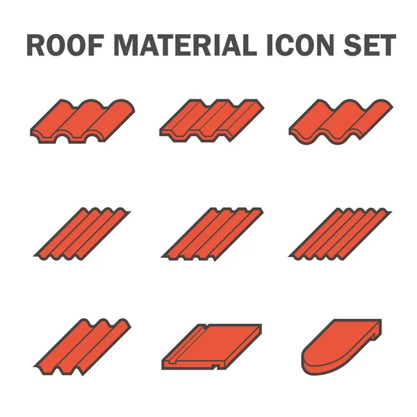 屋根タイルのベクトル — ストックベクタ