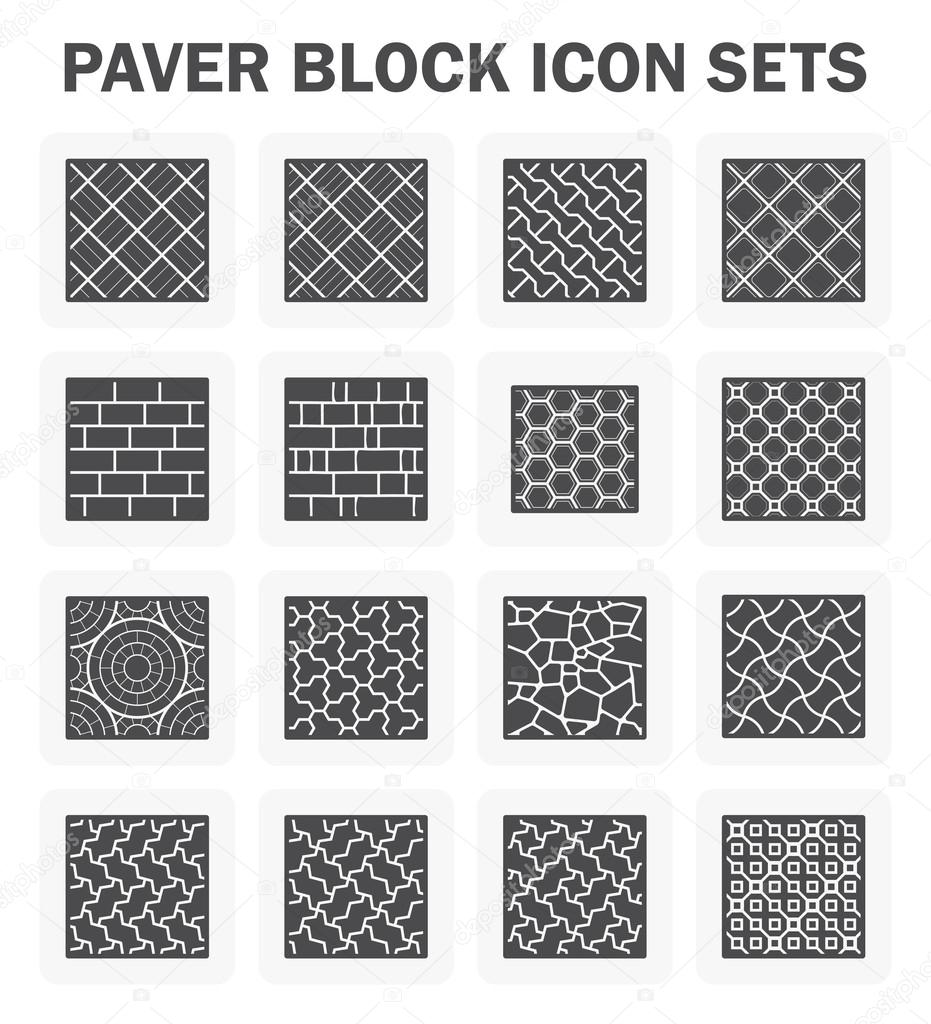 Paver block sets