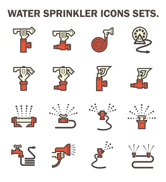 Sprinkler ikon tervezés — Stock Vector