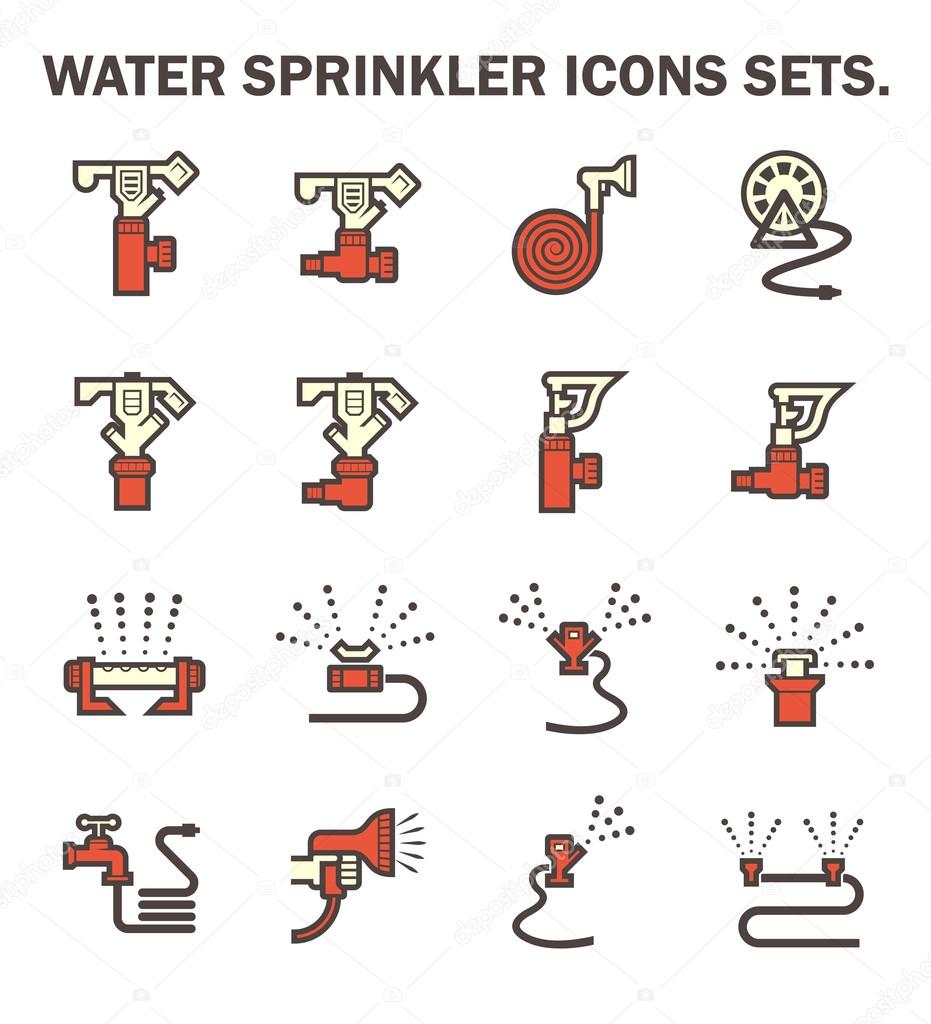 Sprinkler  icon design