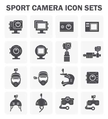 Sport camera icon clipart