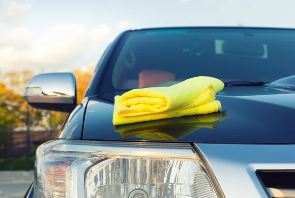 Mikrovlákno auto zářit — Stock fotografie