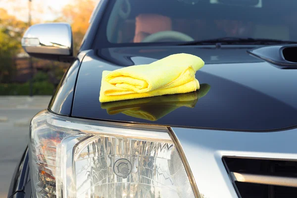 Microfiber auto glans — Stockfoto