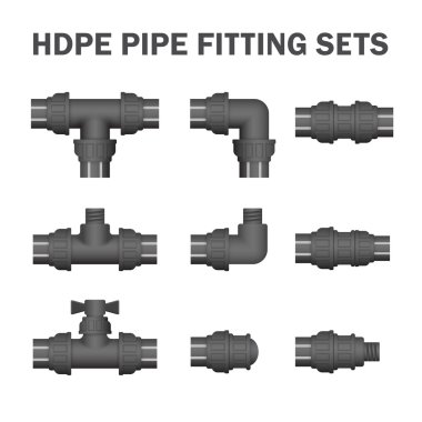 Pipe fitting vector clipart