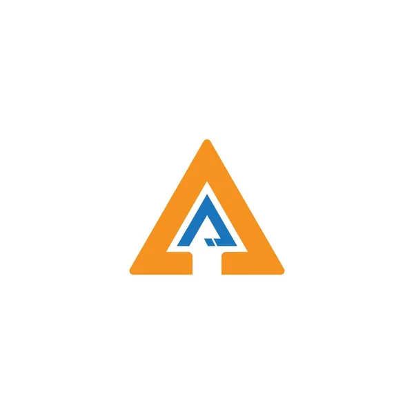 Bir Harf Logo Şablonu Vektörü — Stok fotoğraf