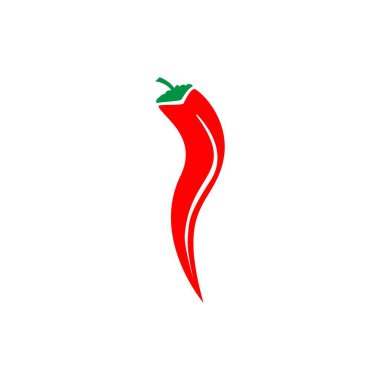 Chili logo vektör ilüstrasyon şablonu
