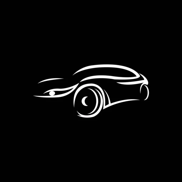 Auto Logo Vektor Design Illustrator Vorlage — Stockvektor