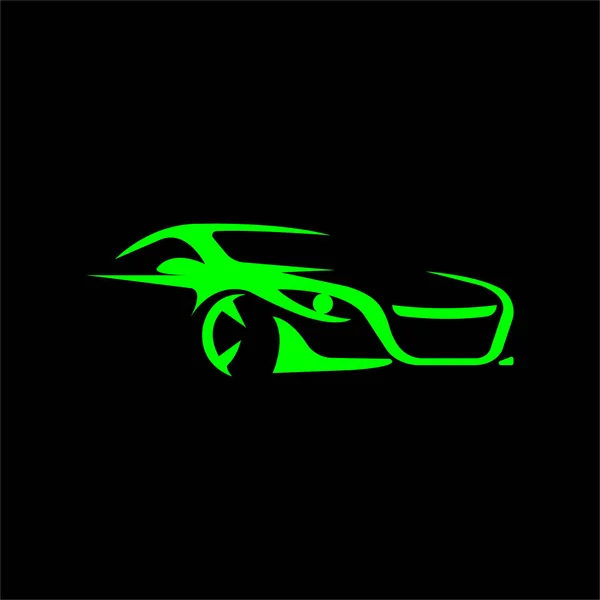 Logo Del Coche Vector Diseño Ilustrador Plantilla — Vector de stock