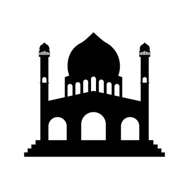 İslam logosu Cami simgesi vektör şablonu