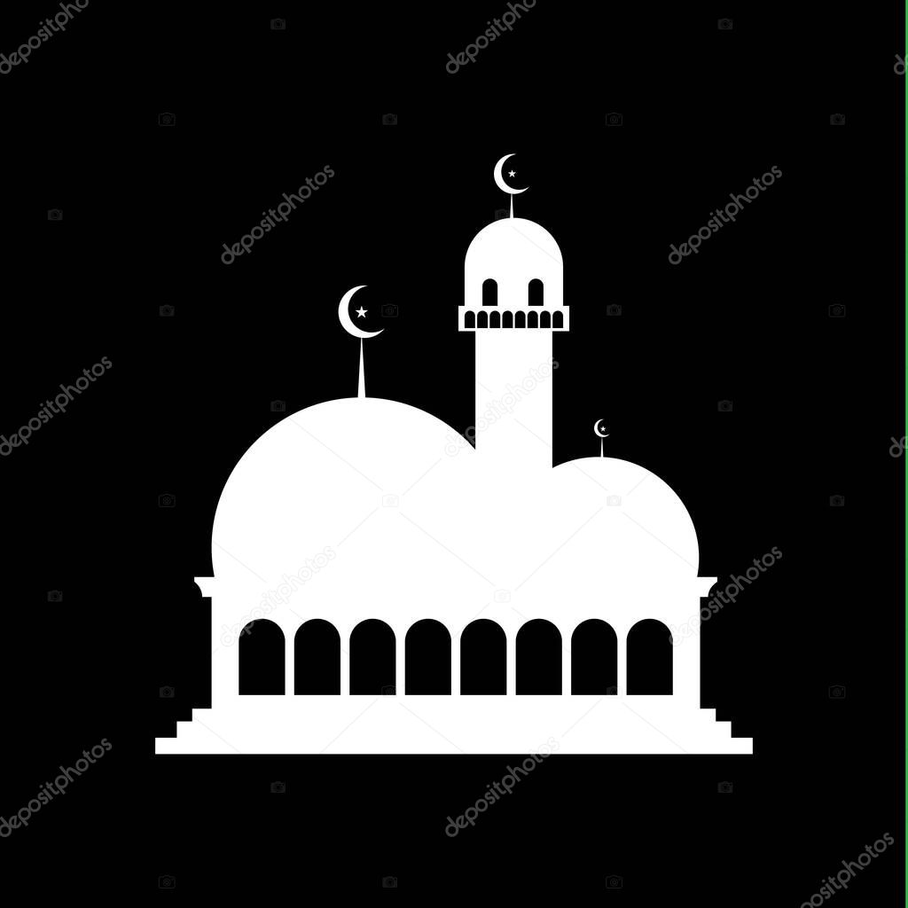 Islamic logo Mosque icon vector template